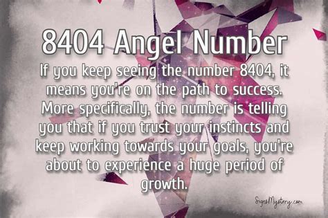 8404 angel number|8404 Angel Number Meaning, Symbolism, Love, and .